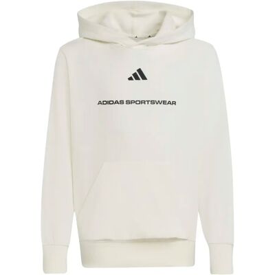 Kinder fleece sweater met capuchon adidas Blanc 15/16 ans Male Kinder fleece sweater met capuchon adidas Blanc 15/16 ans Male