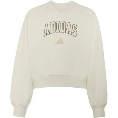 V-hals Sweatshirt Meisje adidas Seasonals Collegiate Typography Blanc 13/14 ans Female V-hals Sweatshirt Meisje adidas Seasonals Collegiate Typography Blanc 13/14 ans Female
