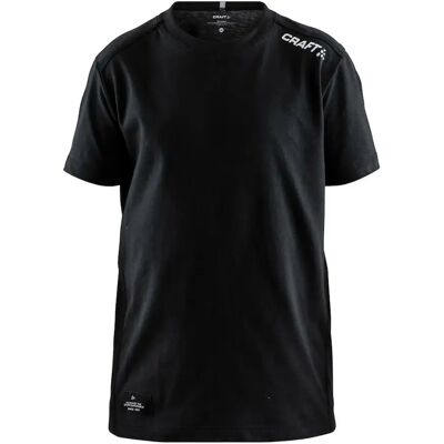 Craft 1907390 Community Mix Ss Tee Jr Kinderen - T-shirt voor Sport & Casual - Zwart Craft 1907390 Community Mix Ss Tee Jr Kinderen - T-shirt voor Sport & Casual - Zwart