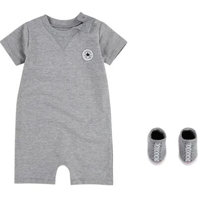 Romper en sokken voor babymeisjes Converse Lil Chuck Gris 6 mois Female Romper en sokken voor babymeisjes Converse Lil Chuck Gris 6 mois Female