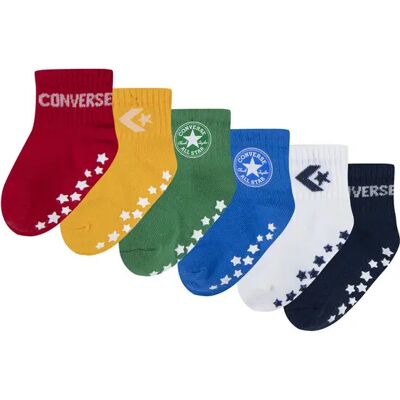 Baby sokken Converse CHN Core Grip INF (x6) Rouge 6/12 mois Unisex Baby sokken Converse CHN Core Grip INF (x6) Rouge 6/12 mois Unisex