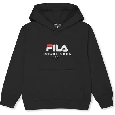 Junior Hoodie Fila Benna Regular Logo Noir 7/8 ans Unisex Junior Hoodie Fila Benna Regular Logo Noir 7/8 ans Unisex