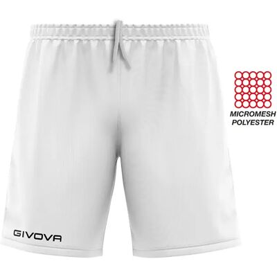 Givova Witte Shorts - Training & Wedstrijd Givova Witte Shorts - Training & Wedstrijd