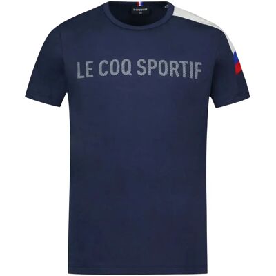 Kinder-T-shirt Le Coq Sportif Mini Moi Tri N°2 Bleu 8 ans Unisex Kinder-T-shirt Le Coq Sportif Mini Moi Tri N°2 Bleu 8 ans Unisex