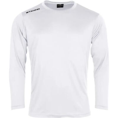 Kinder-T-shirt met lange mouwen Stanno Field Blanc 12 ans Unisex Kinder-T-shirt met lange mouwen Stanno Field Blanc 12 ans Unisex