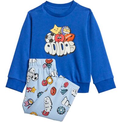 Baby trainingspak adidas Seasonal Essentials Fun Blauw 0/3 maanden Unisex Baby trainingspak adidas Seasonal Essentials Fun Blauw 0/3 maanden Unisex