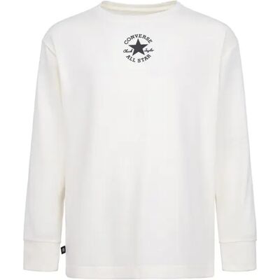 Sweater met lange mouwen voor kinderen Converse CNVN Sustainable Core Wit 7 jaar oud Unisex Sweater met lange mouwen voor kinderen Converse CNVN Sustainable Core Wit 7 jaar oud Unisex
