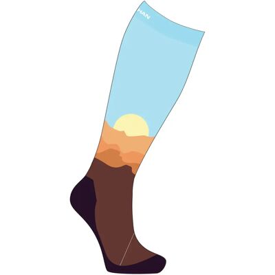 Nathan Adventure Speed Compressiesokken - Blauw - L Nathan Adventure Speed Compressiesokken - Blauw - L