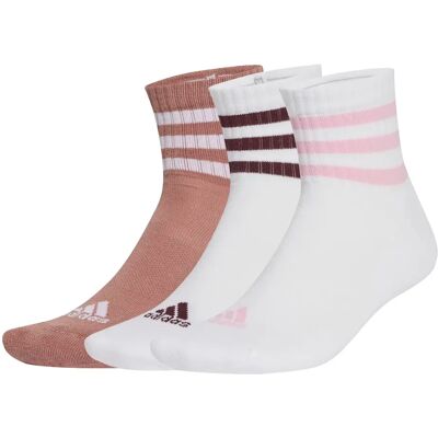 Sokken adidas 3-Stripes Cushioned Mid Cut (x3) Blanc 34/36 Unisex Sokken adidas 3-Stripes Cushioned Mid Cut (x3) Blanc 34/36 Unisex