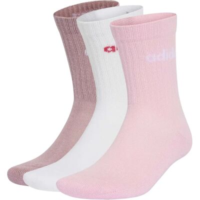 Lineaire Gewatteerde Sokken adidas (x3) Violet 43/45 Unisex Lineaire Gewatteerde Sokken adidas (x3) Violet 43/45 Unisex