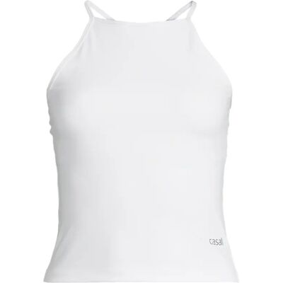 Haltertop met bh voor dames Casall Blanc 40 Female Haltertop met bh voor dames Casall Blanc 40 Female