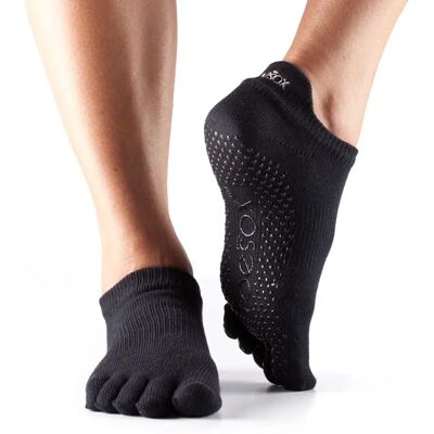 Laag uitgesneden sokken met volle teen Fitness-Mad Toesox Noir M Unisex Laag uitgesneden sokken met volle teen Fitness-Mad Toesox Noir M Unisex