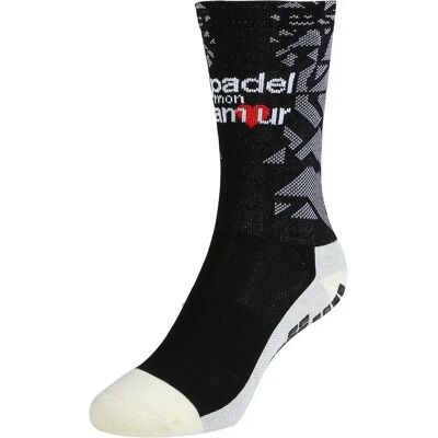 Antislip sokken Padel Mon Amour Passion Noir TU Unisex Antislip sokken Padel Mon Amour Passion Noir TU Unisex