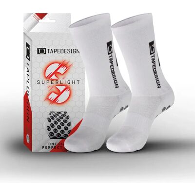 Sokken Tape Design Allround Superlight Blanc 37/48 Unisex Sokken Tape Design Allround Superlight Blanc 37/48 Unisex