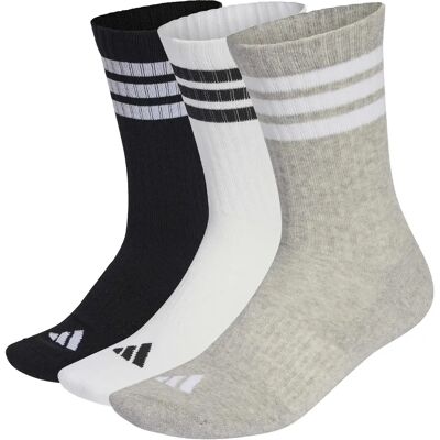 Gewatteerde sokken adidas 3-Stripes (x3) Gris 49/51 Unisex Gewatteerde sokken adidas 3-Stripes (x3) Gris 49/51 Unisex
