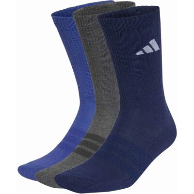 Sokken adidas Cushioned Crew (x3) Bleu 46/48 Unisex Sokken adidas Cushioned Crew (x3) Bleu 46/48 Unisex
