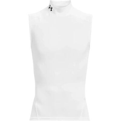 Under Armour HeatGear Wit Mouwloos T-Shirt voor Heren Under Armour HeatGear Wit Mouwloos T-Shirt voor Heren
