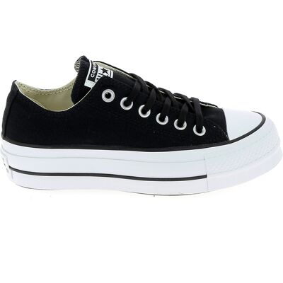 Converse Zwarte Platform Sneakers - Dames - Casual Schoenen Converse Zwarte Platform Sneakers - Dames - Casual Schoenen