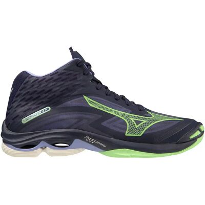 Mizuno Wave Lightning Z7 Mid Blauw - Sportschoenen Mizuno Wave Lightning Z7 Mid Blauw - Sportschoenen