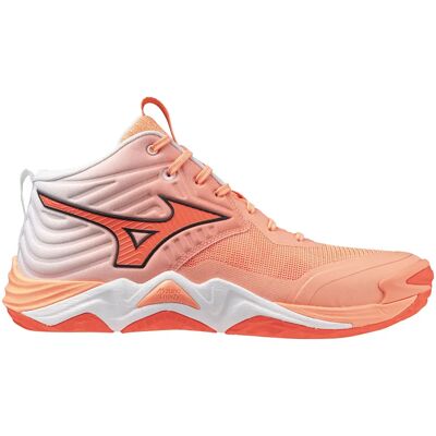 Indoorschoenen voor kinderen Mizuno Wave Momentum Elite Mid Rose 38 Male Indoorschoenen voor kinderen Mizuno Wave Momentum Elite Mid Rose 38 Male
