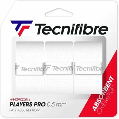Tennis handgreep Tecnifibre Players Pro (x3) Blanc TU Unisex Tennis handgreep Tecnifibre Players Pro (x3) Blanc TU Unisex