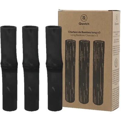 Charbon de bambou Qwetch (x3) Noir 750/1000 ml Unisex Charbon de bambou Qwetch (x3) Noir 750/1000 ml Unisex