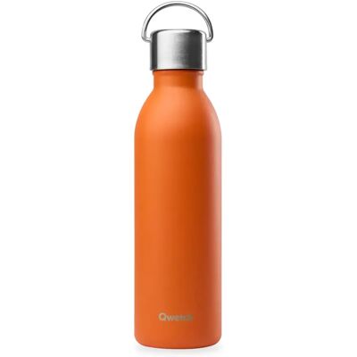 Matte Isolerende Fles Qwetch Active Orange 600 ml Unisex Matte Isolerende Fles Qwetch Active Orange 600 ml Unisex