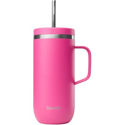 Isolatiemok RVS met handvat Qwetch Rose 600 ml Unisex Isolatiemok RVS met handvat Qwetch Rose 600 ml Unisex