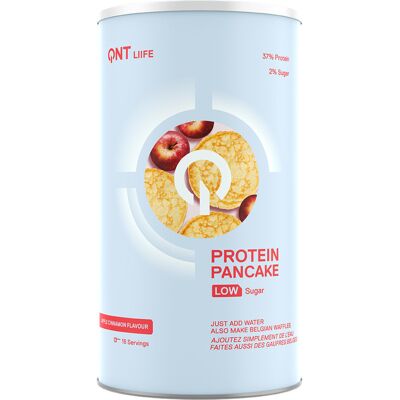 Eiwitrijke voeding met weinig suiker Appel Kaneel QNT Protein Pancake Wit 500 g Unisex Eiwitrijke voeding met weinig suiker Appel Kaneel QNT Protein Pancake Wit 500 g Unisex