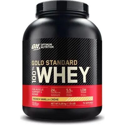 Optimum Nutrition Gold Standard 100% Whey Vanille IJs - Wei-eiwitpoeder Optimum Nutrition Gold Standard 100% Whey Vanille IJs - Wei-eiwitpoeder