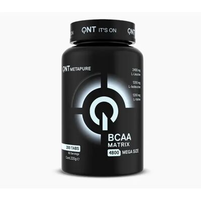 QNT Matrix BCAA 4800 mg - Spierondersteuning QNT Matrix BCAA 4800 mg - Spierondersteuning