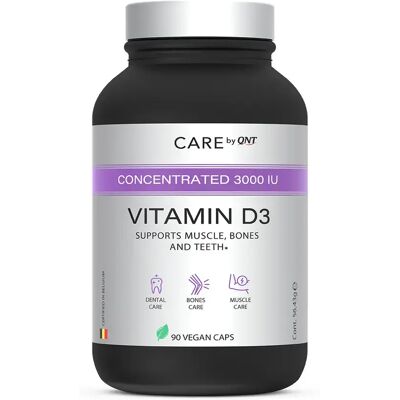 QNT Hoge-Concentratie Vitamine D3 Capsules - Ondersteunt Immuniteit & Botten QNT Hoge-Concentratie Vitamine D3 Capsules - Ondersteunt Immuniteit & Botten