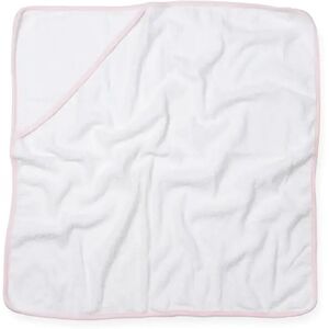 Towel City Baby Handdoek - Roze/Wit - Kapuzedoek Towel City Baby Handdoek - Roze/Wit - Kapuzedoek