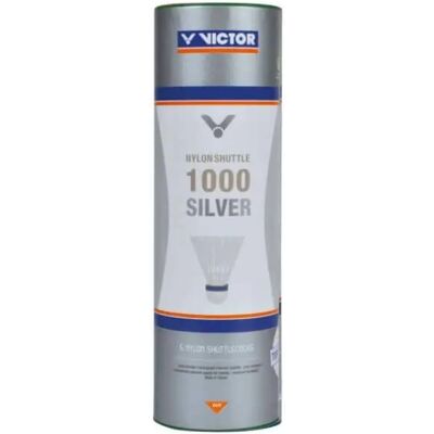 Victor Nylon Badminton Shuttles 1000 - Wit/ Rood Victor Nylon Badminton Shuttles 1000 - Wit/ Rood