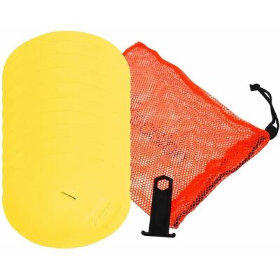 Schijfmarkeringen Precision (x10) Jaune 21 cm Unisex Schijfmarkeringen Precision (x10) Jaune 21 cm Unisex