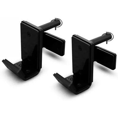 Ondersteuning voor bodybuildingstaven Sveltus J-Cup (x2) Noir 15,5x8x12,50 cm Unisex Ondersteuning voor bodybuildingstaven Sveltus J-Cup (x2) Noir 15,5x8x12,50 cm Unisex
