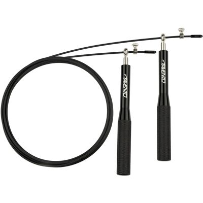 Bokspringtouw met aluminium handvat Avento Noir TU Unisex Bokspringtouw met aluminium handvat Avento Noir TU Unisex