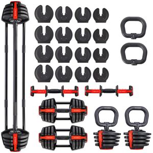 HMS SGR18 Pro Set 3-in-1 41Kg Verstelbaar Halter Set - Fitnessapparatuur HMS SGR18 Pro Set 3-in-1 41Kg Verstelbaar Halter Set - Fitnessapparatuur
