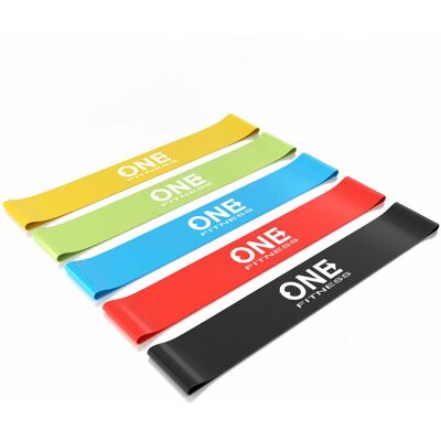 Slim weerstandband One Fitness PBF (x2) Kleurrijk TU Unisex Slim weerstandband One Fitness PBF (x2) Kleurrijk TU Unisex