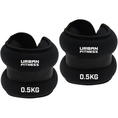 Neopreen enkel- en polsbanden UFE Zwart 0,5 kg Unisex Neopreen enkel- en polsbanden UFE Zwart 0,5 kg Unisex