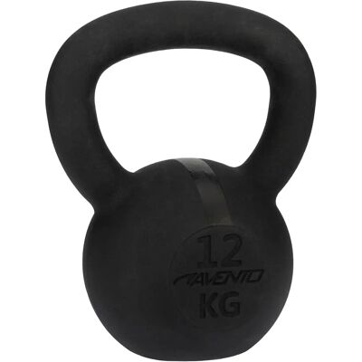 Gietijzeren kettlebell Avento Noir 12 kg Unisex Gietijzeren kettlebell Avento Noir 12 kg Unisex