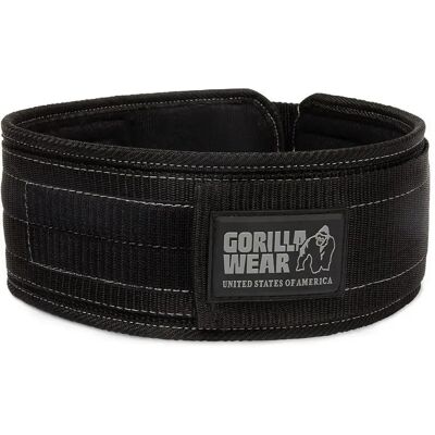 4-inch nylon hijsband Gorilla Wear Noir S/M Unisex 4-inch nylon hijsband Gorilla Wear Noir S/M Unisex