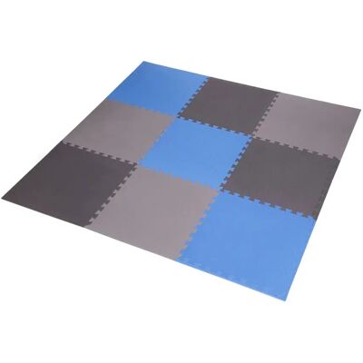 One Fitness MP10 Blau-Grauwe Modulaire Fitnessmat One Fitness MP10 Blau-Grauwe Modulaire Fitnessmat