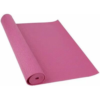 Fuchsia Yoga & Pilates Mat - 180x60cm, 4mm dikte Fuchsia Yoga & Pilates Mat - 180x60cm, 4mm dikte