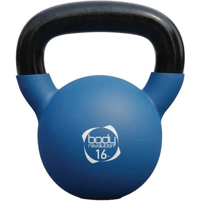 Kettlebells in neopreen Body Revolution 16kg Bleu 16 kg Unisex Kettlebells in neopreen Body Revolution 16kg Bleu 16 kg Unisex