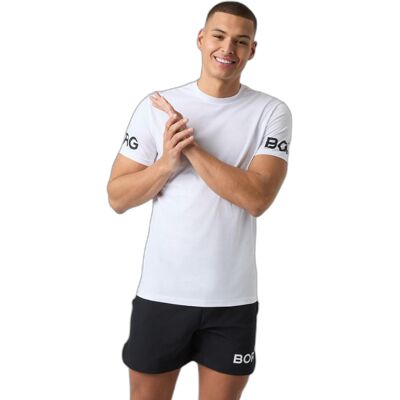 Katoenen T-shirt Björn Borg Ace Wit XL Male Katoenen T-shirt Björn Borg Ace Wit XL Male
