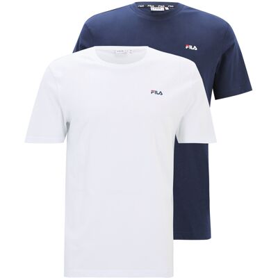 T-shirt Fila Brod (x2) Zwart XL Unisex T-shirt Fila Brod (x2) Zwart XL Unisex