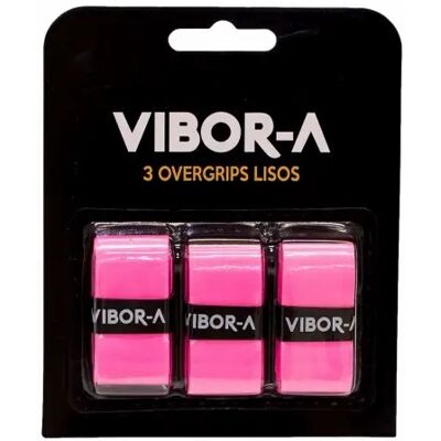 Set van 3 gladde overgrips Vibora Pro Roos TU Unisex Set van 3 gladde overgrips Vibora Pro Roos TU Unisex