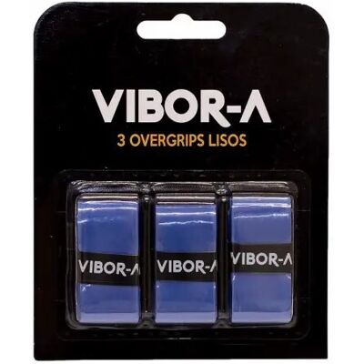Set van 3 gladde overgrips Vibora Pro Blauw TU Unisex Set van 3 gladde overgrips Vibora Pro Blauw TU Unisex