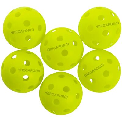 Pickleball ballen Megaform Indoor 2023 (x6) Jaune 7,3 cm Unisex Pickleball ballen Megaform Indoor 2023 (x6) Jaune 7,3 cm Unisex
